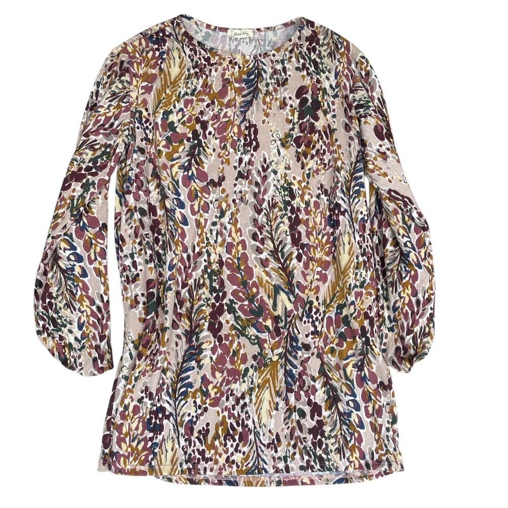 Beeson River Plus‎ Dress Womens Size 2XL Floral John 3.16 Plus Size Stretch Knit